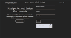 Desktop Screenshot of designedbyben.com